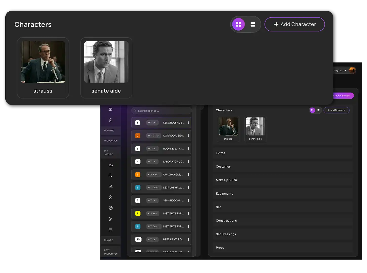 Casting management system overview